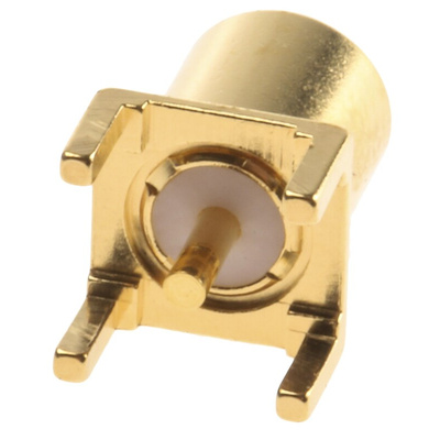 TE Connectivity, jack Through Hole MCX Connector, 50Ω, Solder Termination, Straight Body