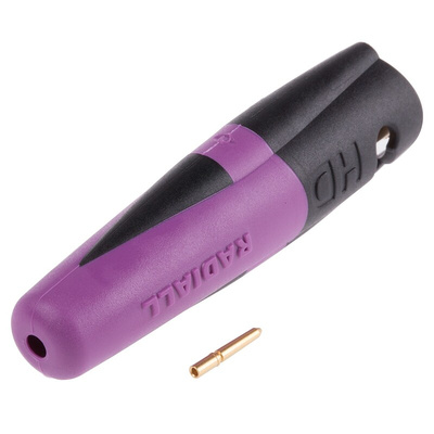 Radiall, Plug Cable Mount BNC Connector, 75Ω, Crimp Termination, Straight Body