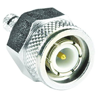 Amphenol RF, Plug Cable Mount TNC Connector, 50Ω, Crimp, Solder Termination, Straight Body