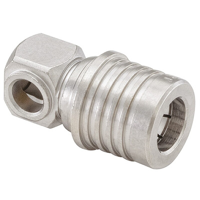 Rosenberger, Plug Cable Mount QMA Connector, 50Ω, Solder Termination, Right Angle Body