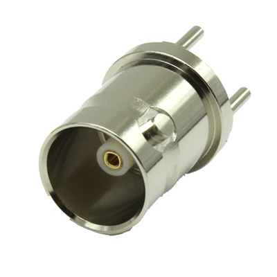 COAX Connectors, jack PCB Mount BNC Connector, 75Ω, Through Hole Termination, Straight Body