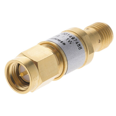 50Ω RF Attenuator SMA Plug to Socket 30dB, Operating Frequency DC → 18GHz