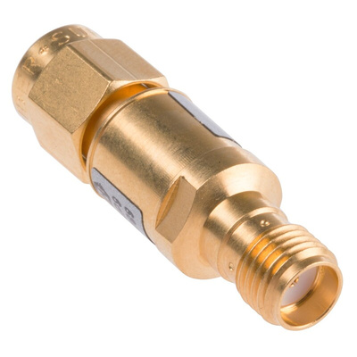 50Ω RF Attenuator SMA Plug to Socket 6dB, Operating Frequency DC → 18GHz