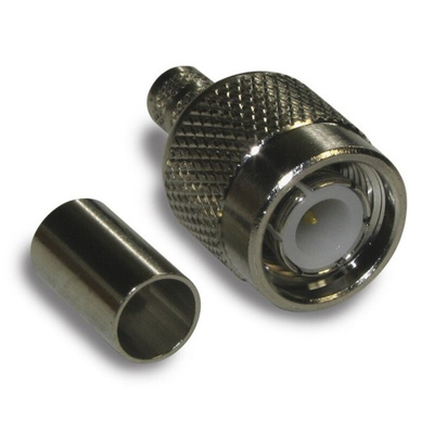 Amphenol RF, Plug Cable Mount TNC Connector, 50Ω, Crimp Termination, Straight Body