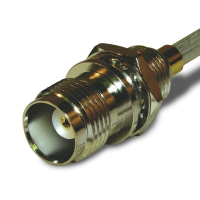Amphenol RF, jack Cable Mount TNC Connector, 50Ω, Solder Termination, Straight Body