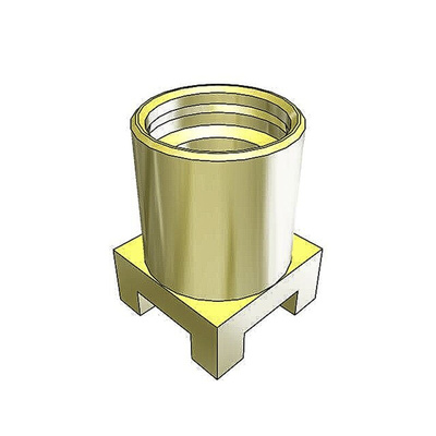 Samtec MMCX Series, jack Surface Mount MMCX Connector, 50Ω, Solder Termination, Straight Body