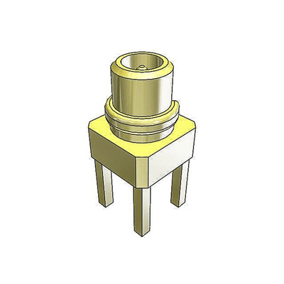 Samtec MMCX Series, Plug Through Hole MMCX Connector, 50Ω, Solder Termination, Straight Body