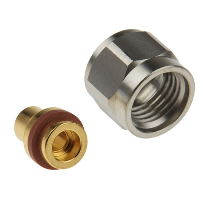 Cinch SMK Series, Plug Cable Mount SMA Connector, 50Ω, Solder Termination, Straight Body