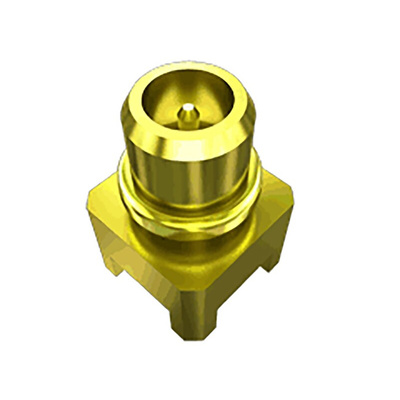 Samtec MMCX Series, Plug PCB Mount MCX Connector, 50Ω, Solder Termination, Straight Body