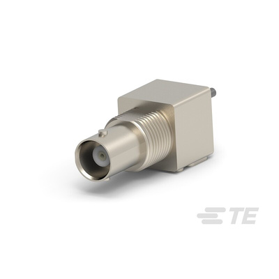 TE Connectivity, jack Through Hole BNC Connector, 50Ω, Solder Termination, Straight Body