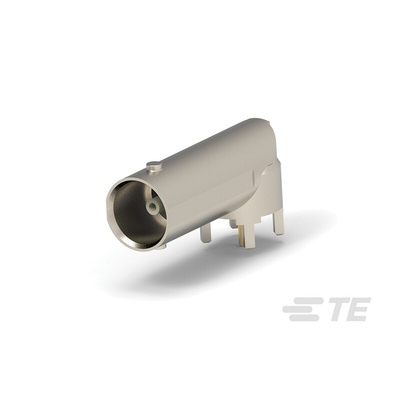 TE Connectivity OEG Series, jack Through Hole BNC Connector, 75Ω, Solder Termination, Right Angle Body