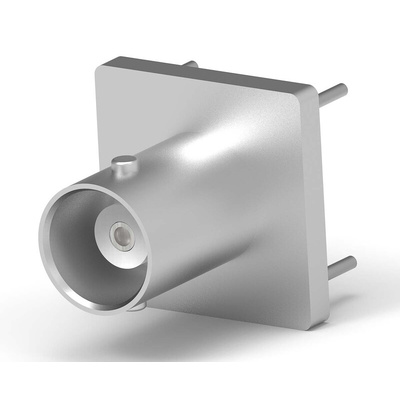 TE Connectivity OEG Series, jack Through Hole BNC Connector, 50Ω, Solder Termination, Straight Body