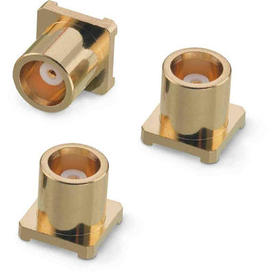 Wurth Elektronik WR-MCX Series, jack Surface Mount MCX Connector, 50Ω, Solder Termination, Straight Body