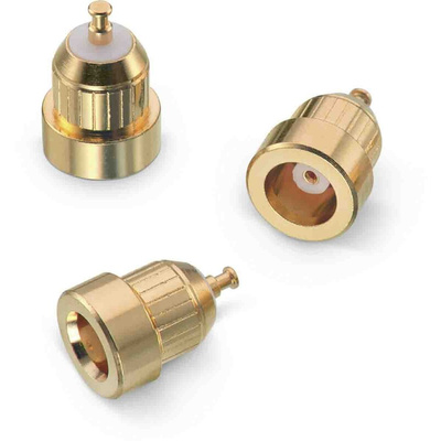 Wurth Elektronik WR-MCX Series, jack Panel Mount MCX Connector, 50Ω, Press-In Termination, Straight Body