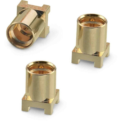 Wurth Elektronik WR-MMCX Series, jack Surface Mount MMCX Connector, 50Ω, Solder Termination, Straight Body