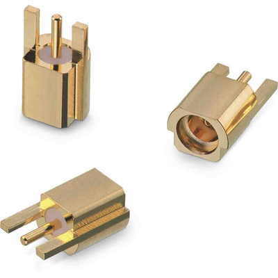 Wurth Elektronik WR-MMCX Series, jack Surface Mount MMCX Connector, 50Ω, Solder Termination, Straight Body