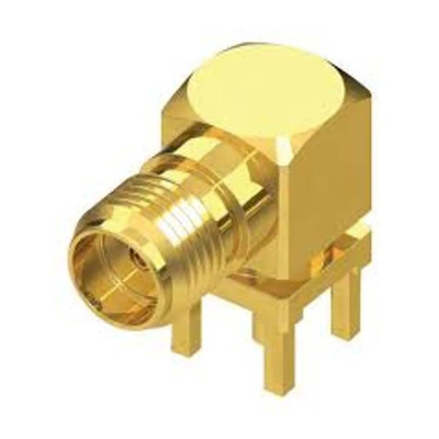 Samtec, jack PCB Mount SMA Connector, 50Ω, Surface Mount Termination, Right Angle Body