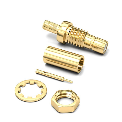 Wurth Elektronik WR-SMB Series, jack Cable Mount SMB Connector, 50Ω, Crimp Termination, Straight Body