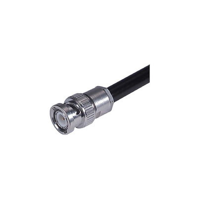Huber+Suhner 11_BNC-75-4-3/133_NE Series, Plug Cable Mount BNC Connector, 75Ω, Clamp Termination, Straight Body