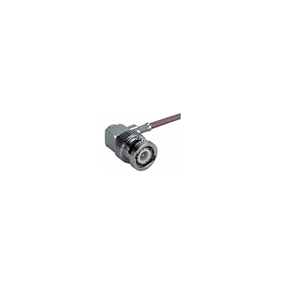 Huber+Suhner 16_BNC-50-3-5/133_NE Series, Plug Cable Mount BNC Connector, 50Ω, Crimp Termination, Right Angle Body