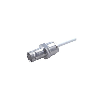 Huber+Suhner 21_BNC-50-3-12/133_NE Series, jack Cable Mount BNC Connector, 50Ω, Clamp Termination, Straight Body