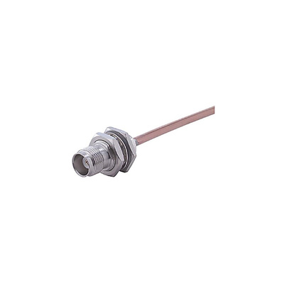 Huber+Suhner 24_TNC-50-2-31/133_NE Series, jack Cable Mount TNC Connector, 50Ω, Solder Termination, Straight Body