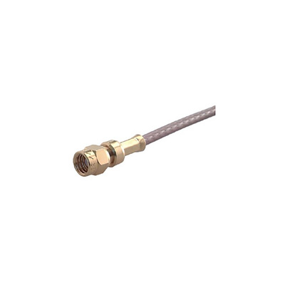 Huber+Suhner 11_SMC-50-2-10/133_NE Series, Plug Cable Mount SMC Connector, 50Ω, Crimp Termination, Straight Body