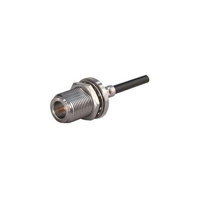 Huber+Suhner 24_N-50-3-12/133_NE Series, jack Cable Mount N Connector, 50Ω, Crimp Termination, Straight Body