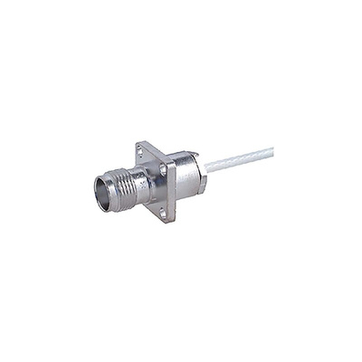 Huber+Suhner 25_TNC-50-2-1/133_NE Series, jack Cable Mount TNC Connector, 50Ω, Clamp Termination, Straight Body