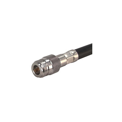 Huber+Suhner 21_N-50-7-14/133_NE Series, jack Cable Mount N Connector, 50Ω, Crimp Termination, Straight Body