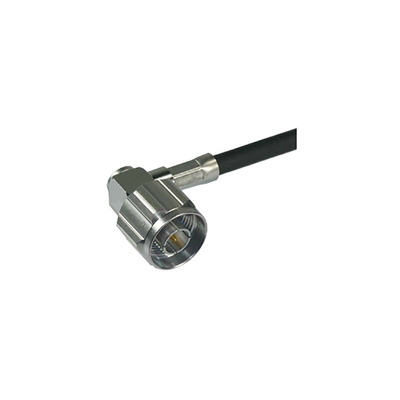 Huber+Suhner 16_N-50-4-115/133_UH Series, Plug Cable Mount N Connector, Crimp Termination, Right Angle Body