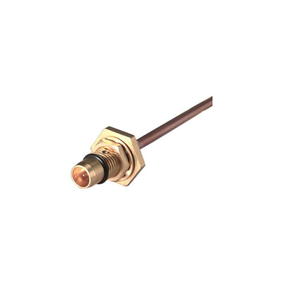 Huber+Suhner 14_BMA-50-2-2/111_NE Series, Plug Cable Mount BMA Connector, 50Ω, Solder Termination, Straight Body
