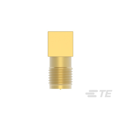 TE Connectivity, Plug Cable Mount SMA Connector, Solder Termination, Right Angle Body