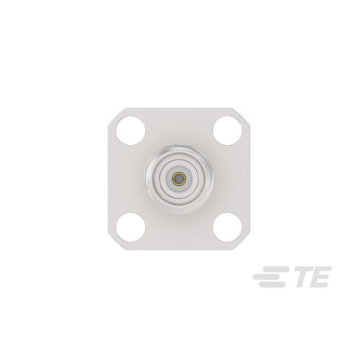 TE Connectivity, jack Flange Mount SMA Connector, 50Ω, Screw Termination, Straight Body