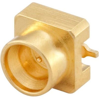 Rosenberger Mini-SMP Series, Plug PCB Mount, 50Ω, Solder Termination, Straight Body
