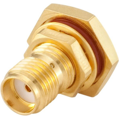 Rosenberger SMA Series, jack Panel Mount, 50Ω, Solder Termination, Straight Body