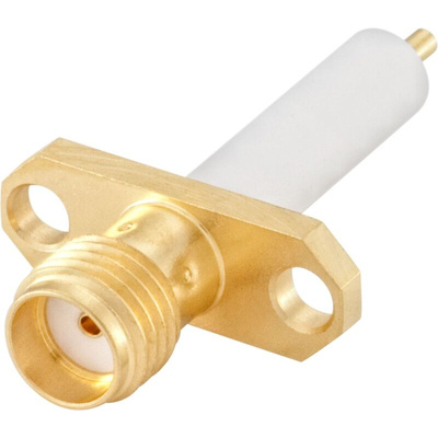 Rosenberger SMA Series, jack Panel Mount, 50Ω, Solder Termination, Straight Body