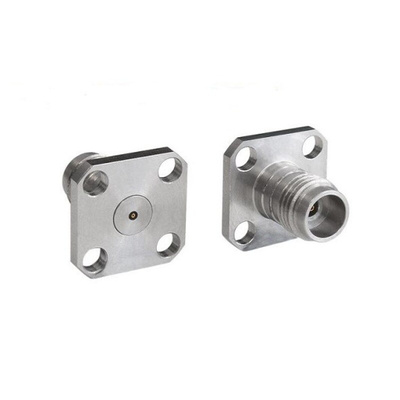 Bulgin Male/Female Flange Mount Circular Coaxial Connector, Plug In Termination, Straight Body