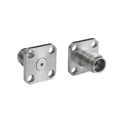 Bulgin Male/Female Flange Mount Circular Coaxial Connector, Jack Screw Termination, Straight Body