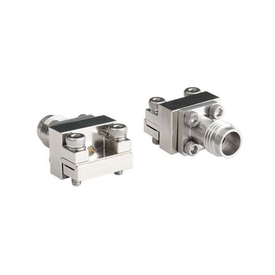 Bulgin Male/Female End Launch Circular Coaxial Connector, Jack Screw Termination, Straight Body