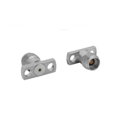 Bulgin Male/Female Flange Mount Circular Coaxial Connector, Jack Screw Termination, Straight Body