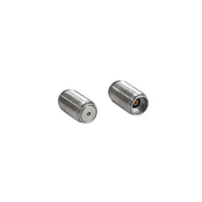 Bulgin Male/Female Flange Mount Circular Coaxial Connector, Jack Screw Termination, Straight Body