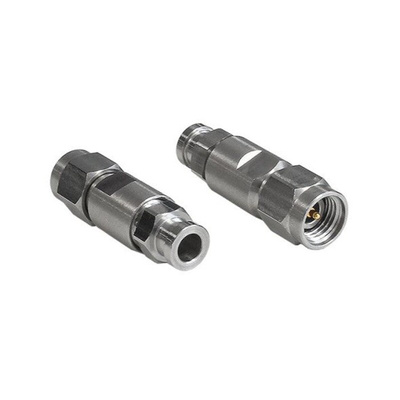 Bulgin Male/Female Cable Mount Circular Coaxial Connector, Plug In Termination, Straight Body