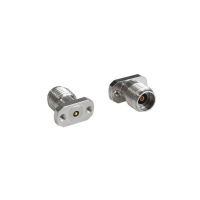 Bulgin Male/Female Flange Mount, PCB Mount Circular Coaxial Connector, Jack Screw Termination, Straight Body