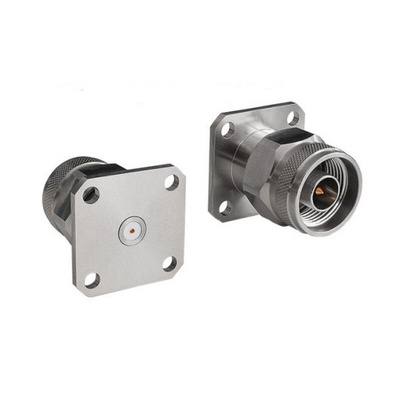 Bulgin, Plug Flange Mount Circular Coaxial Connector, Plug In Termination, Straight Body