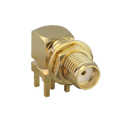 TE Connectivity, jack PCB Mount SMA Connector, Through Hole Termination, Straight Body