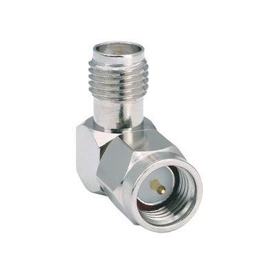 TE Connectivity, jack PCB Mount SMA Connector, Through Hole Termination, Right Angle Body