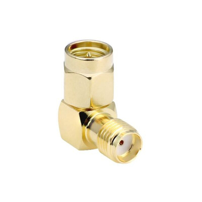 TE Connectivity, jack PCB Mount SMA Connector, Through Hole Termination, Right Angle Body