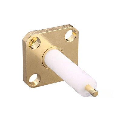 TE Connectivity, jack PCB Mount SMA Connector, Solder Termination, Straight Body
