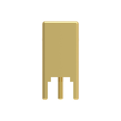 TE Connectivity 5-1814400 Series Socket Board Mount Coaxial PCB Connector, Solder, Through Hole Termination, Right